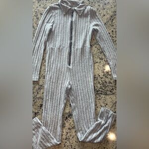 Shien all gray jumpsuit outfit